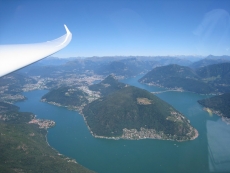 Lugano from the sky