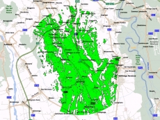 Mappa copertura BWA da Vaprio d'Agogna