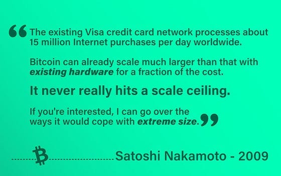 Citazione di Satoshi Nakamoto